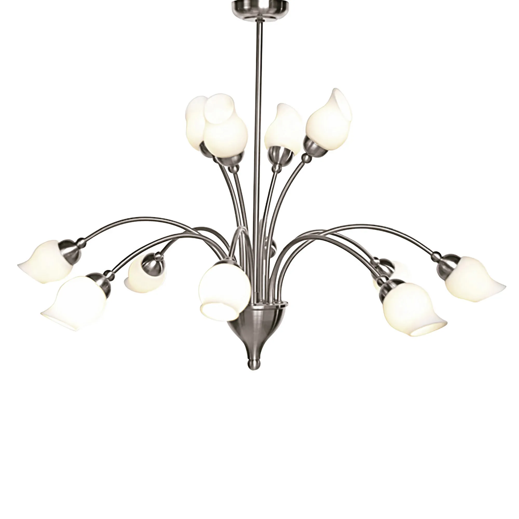 IL10005  Rimini Pendant 12 Light Satin Chrome